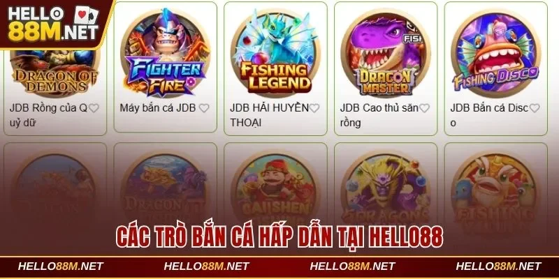 So sánh các trò diệt cá dưới đại dương nổi bật hiện nay tại Hello88